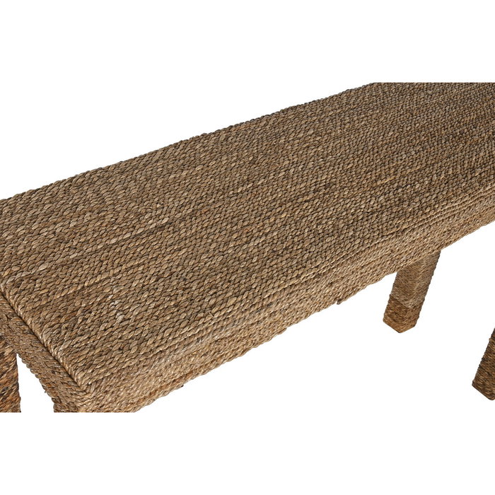 DKD Home Decor Consola de Fibra de Teca Natural 122x36x76 cm