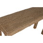 DKD Home Decor Consola de Fibra de Teca Natural 122x36x76 cm
