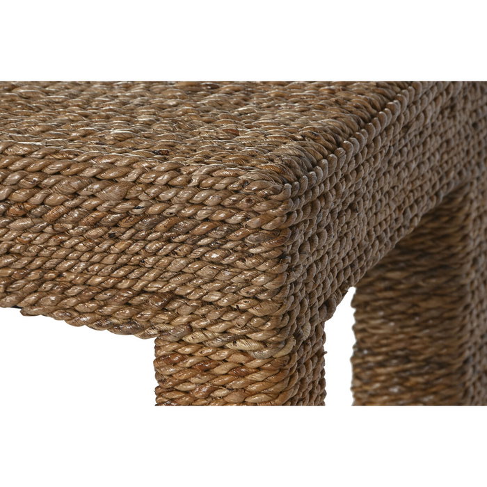 DKD Home Decor Consola de Fibra de Teca Natural 122x36x76 cm