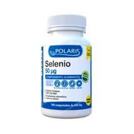 POLARIS Selenio 50Mcg. 100Comprimidos | Complemento Alimenticio para Espermatogénesis Normal y Protección Celular