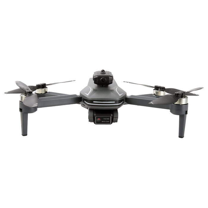 AMEWI Drohne AMXFlight X4KPro Quadrocopter con Camara 4K 3840x2160, brushless, Plegable, RTF, Alcance 50m, Bateria 1500mAh, Color Gris