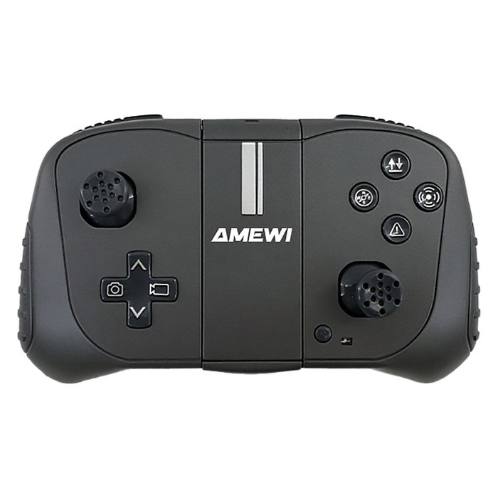 AMEWI Drohne AMXFlight X4KPro Quadrocopter con Camara 4K 3840x2160, brushless, Plegable, RTF, Alcance 50m, Bateria 1500mAh, Color Gris