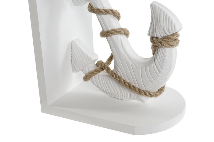 Sujetalibros Mediterraneo DKD Home Decor Blanco Natural 12.5 x 23 x 17 cm Set de 2 Sujetalibros Mediterraneo DKD Home Decor Blanco Natural 12.5 x 23 x 17 cm Set de 2
