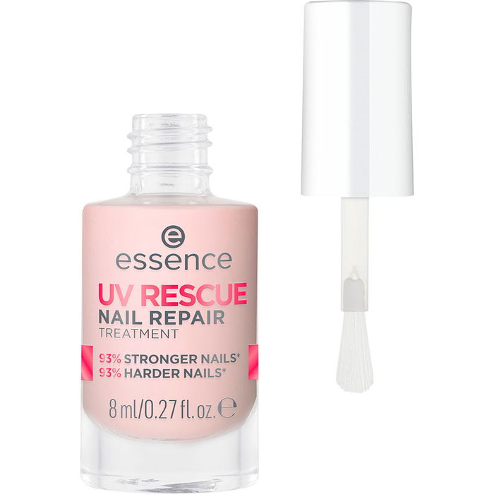 Essence UV Rescue Tratamiento Reparador de Uñas #01 8 ml - Esmalte Fortalecedor con Ácido Glicólico, MSM y Hexanal para Uñas Dañadas Essence UV Rescue Tratamiento Reparador de Uñas #01 8 ml - Esmalte Fortalecedor con Ácido Glicólico, MSM y Hexanal para Uñas Dañadas