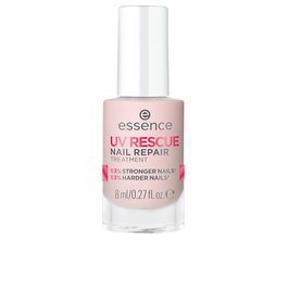Essence UV Rescue Tratamiento Reparador de Uñas #01 8 ml - Esmalte Fortalecedor con Ácido Glicólico, MSM y Hexanal para Uñas Dañadas