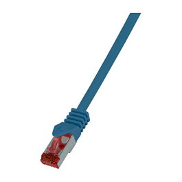 LogiLink Cable de red CAT6 S/FTP AWG27 PIMF 3,00 m azul