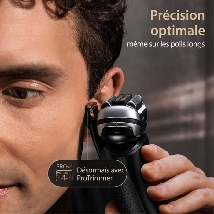 Braun Series 9 Pro+ 9560cc Negro, Uso Seco y Mojado con Estación de Carga
