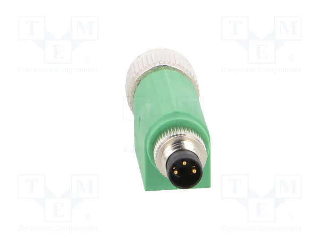 PHOENIX CONTACT Adaptador M12 Hembra Recto a M8 Macho Recto, 3 Pines PHOENIX CONTACT Adaptador M12 Hembra Recto a M8 Macho Recto, 3 Pines