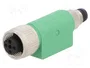 PHOENIX CONTACT Adaptador M12 Hembra Recto a M8 Macho Recto, 3 Pines