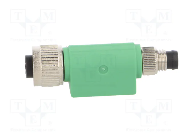 PHOENIX CONTACT Adaptador M12 Hembra Recto a M8 Macho Recto, 3 Pines PHOENIX CONTACT Adaptador M12 Hembra Recto a M8 Macho Recto, 3 Pines