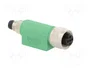 PHOENIX CONTACT Adaptador M12 Hembra Recto a M8 Macho Recto, 3 Pines