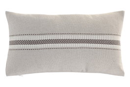 DKD Home Decor Cojín Poliester Beige 50x30 cm