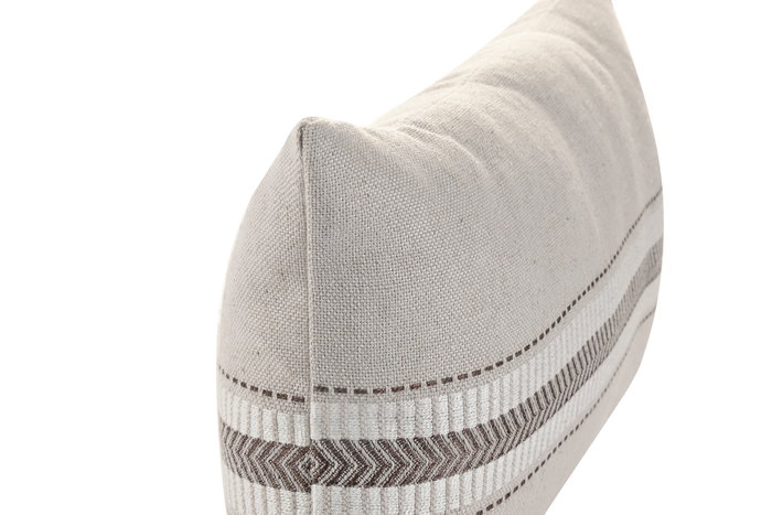 DKD Home Decor Cojín Poliester Beige 50x30 cm DKD Home Decor Cojín Poliester Beige 50x30 cm