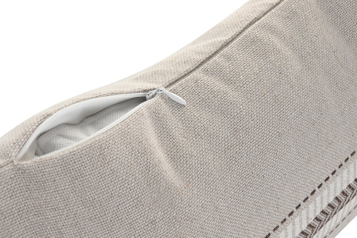 DKD Home Decor Cojín Poliester Beige 50x30 cm DKD Home Decor Cojín Poliester Beige 50x30 cm