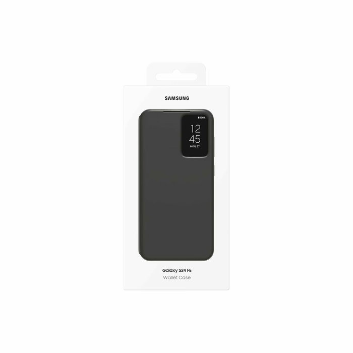 Samsung Smart View Wallet Case para Galaxy S24 FE, Negro