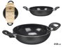 KINVARA Sartén Wok con Asas Antracita 20cm