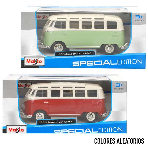 Maisto Furgoneta Volkswagen Samba escala 1:25