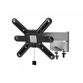 One for All TV Wandhalterung 43 Ultraslim Turn 180 WM 6254 Soporte Mural Giratorio para Pantallas de 33 a 109.2 cm, 25 kg, Negro/Gris