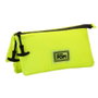Oh My Pop Estuche Portatodo Triple Mesh Yellow Neon