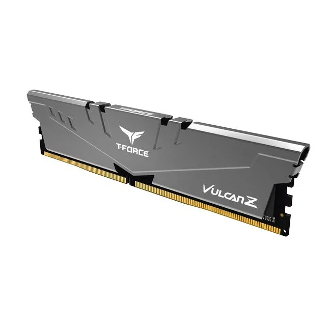 Team Group T-FORCE VULCAN Z TLZGD416G3200HC16F01 Memoria RAM DDR4 16GB 3200MHz CL16 1.35V Grey para Gaming, Compatible Intel AMD XMP 2.0