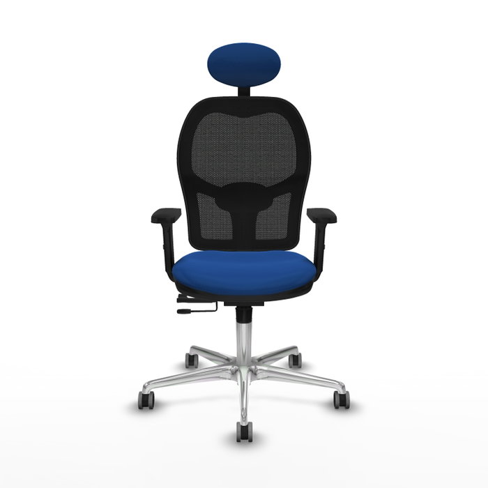 PIQUERAS Y CRESPO Silla de oficina Jorquera Azul y Negro con mecanismo Sincro/Traslack PIQUERAS Y CRESPO Silla de oficina Jorquera Azul y Negro con mecanismo Sincro/Traslack
