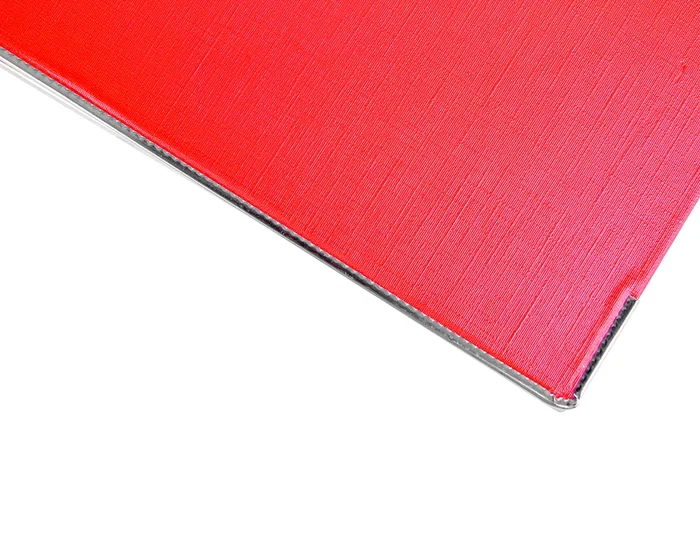 Liderpapel Archivador de Palanca A4 Documenta Forrado PVC con Rado Lomo 75mm Rojo, Compresor Metálico, Tarjetero