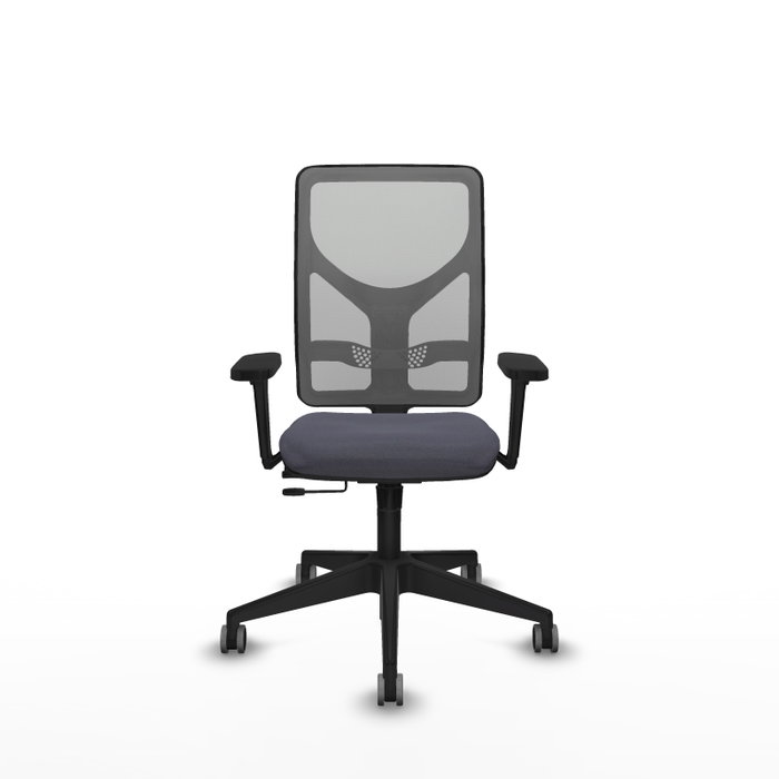 PIQUERAS Y CRESPO Silla de oficina Motilla con mecanismo Sincro/Traslack Gris