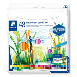 Staedtler Lápices de Colores Acuarelables 14610C C48, 48 Piezas