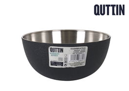 Inde Ensaladera de Acero Quttin Línea Crocodile, Ø 19 cm (12 Unidades)