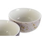 DKD Home Decor Set de 4 Cuencos de Dolomita 600 ml Surtidos