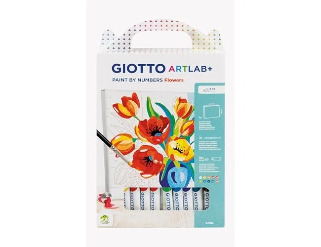 Giotto Pintura por números Art Lab Flores