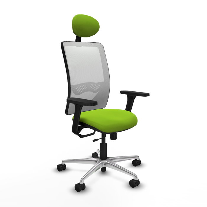PIQUERAS Y CRESPO Silla de oficina Zulema Pistacho y Blanco PIQUERAS Y CRESPO Silla de oficina Zulema Pistacho y Blanco