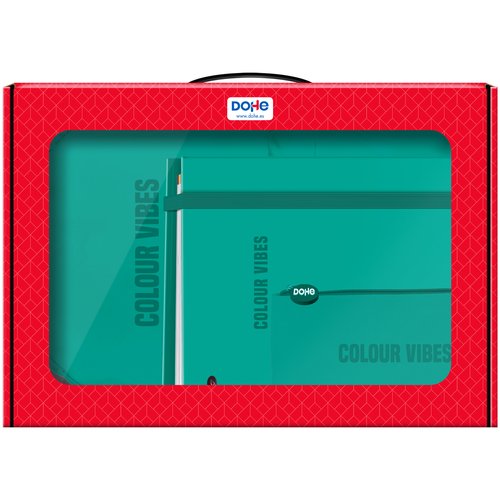 Maletin Regalo Dohe Colour Vibes (Mochila + Carpebloc + Portatodo Triple) Verde Maletin Regalo Dohe Colour Vibes (Mochila + Carpebloc + Portatodo Triple) Verde