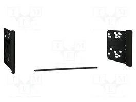 ACV Bastidor de montaje de radio 2 DIN negro