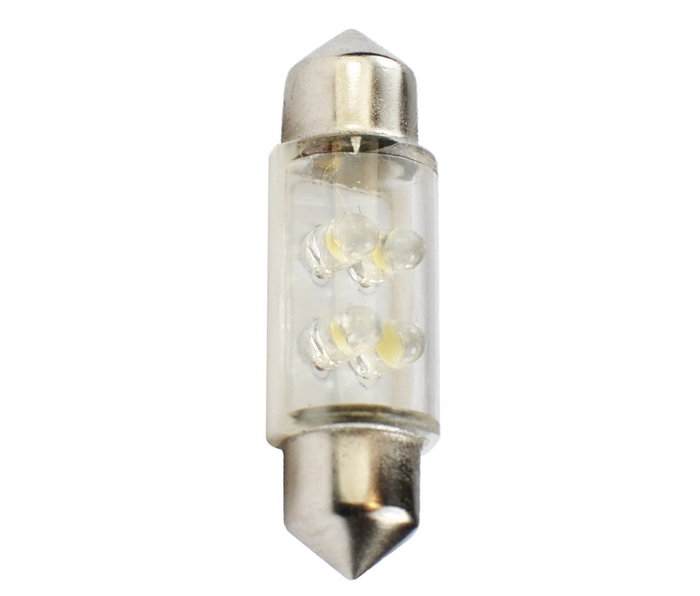 M-Tech Bombillas LED SMD Blanco Plafón 36mm 12V C5W