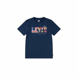 Camiseta de Manga Corta Infantil Levi's Lvb Cast Off 4 Años