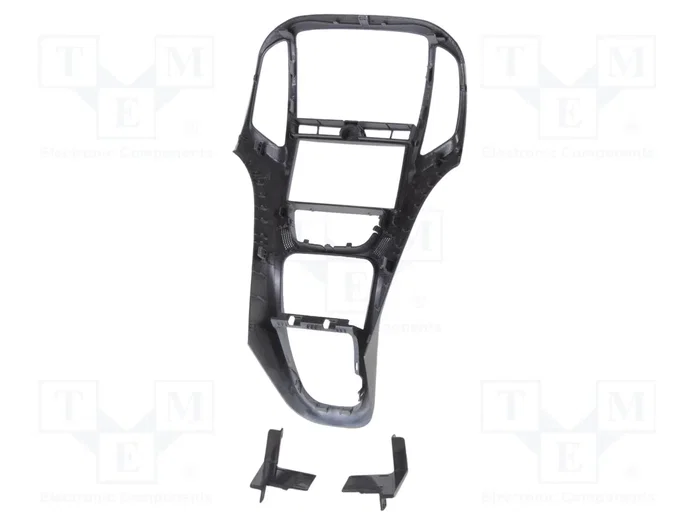 ACV Bastidor de montaje de radio 2 DIN para Opel, titan grey