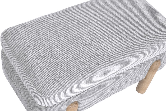 DKD Home Decor Descalzadora Urban Gris Claro Marron 46 x 40 x 88 cm Set 2