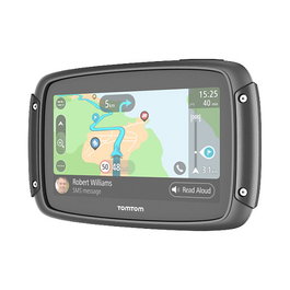 TomTom Rider 550 World Premium Pack - GPS para motocicleta con pantalla táctil de 4.3 pulgadas, mapas de toda Europa, tráfico en vivo y Bluetooth