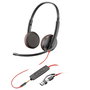 Poly Blackwire 3225 USB-C/A & 3.5 mm Negro