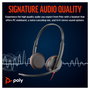 Poly Blackwire 3225 USB-C/A & 3.5 mm Negro