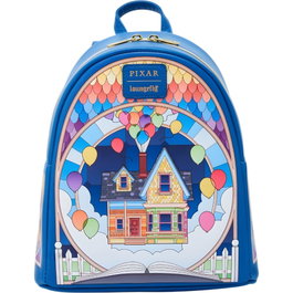 LF | LOUNFEFLY Mochila Stained Glass Up Disney Pixar Loungefly 26cm