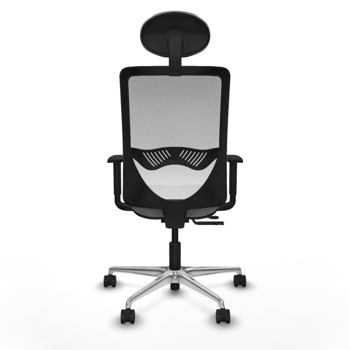 PIQUERAS Y CRESPO Silla de oficina Zulema con mecanismo Sincro/Traslack, Gris y Blanco PIQUERAS Y CRESPO Silla de oficina Zulema con mecanismo Sincro/Traslack, Gris y Blanco