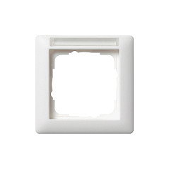GIRA Marco 109 para 1 dispositivo blanco mate Standard 55