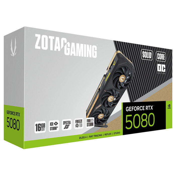 Zotac GAMING GeForce RTX 5080 SOLID CORE OC 16GB GDDR7