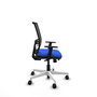 PIQUERAS Y CRESPO Silla de oficina Yunquera Azul y Negro con mecanismo Sincro/Traslack