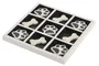 DKD Home Decor Set de Juego Tic Tac Toe Mascota en Resina