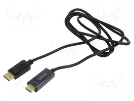SAVIO Cable DisplayPort a HDMI 1.4, 1,5m