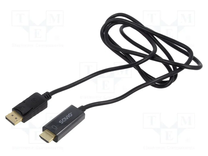 SAVIO Cable DisplayPort a HDMI 1.4, 1,5m SAVIO Cable DisplayPort a HDMI 1.4, 1,5m