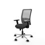 PIQUERAS Y CRESPO Silla de oficina Zulema con mecanismo Sincro/Traslack, Gris